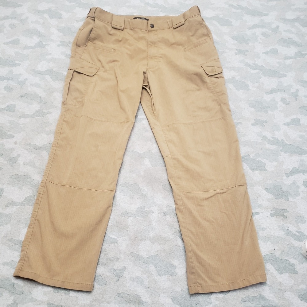 5.11 Tactical Pants Mens 38X30 Brown Cargo Pockets‎ Utility Combat Stright Leg